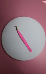 Pink Gold Tip Tweezers