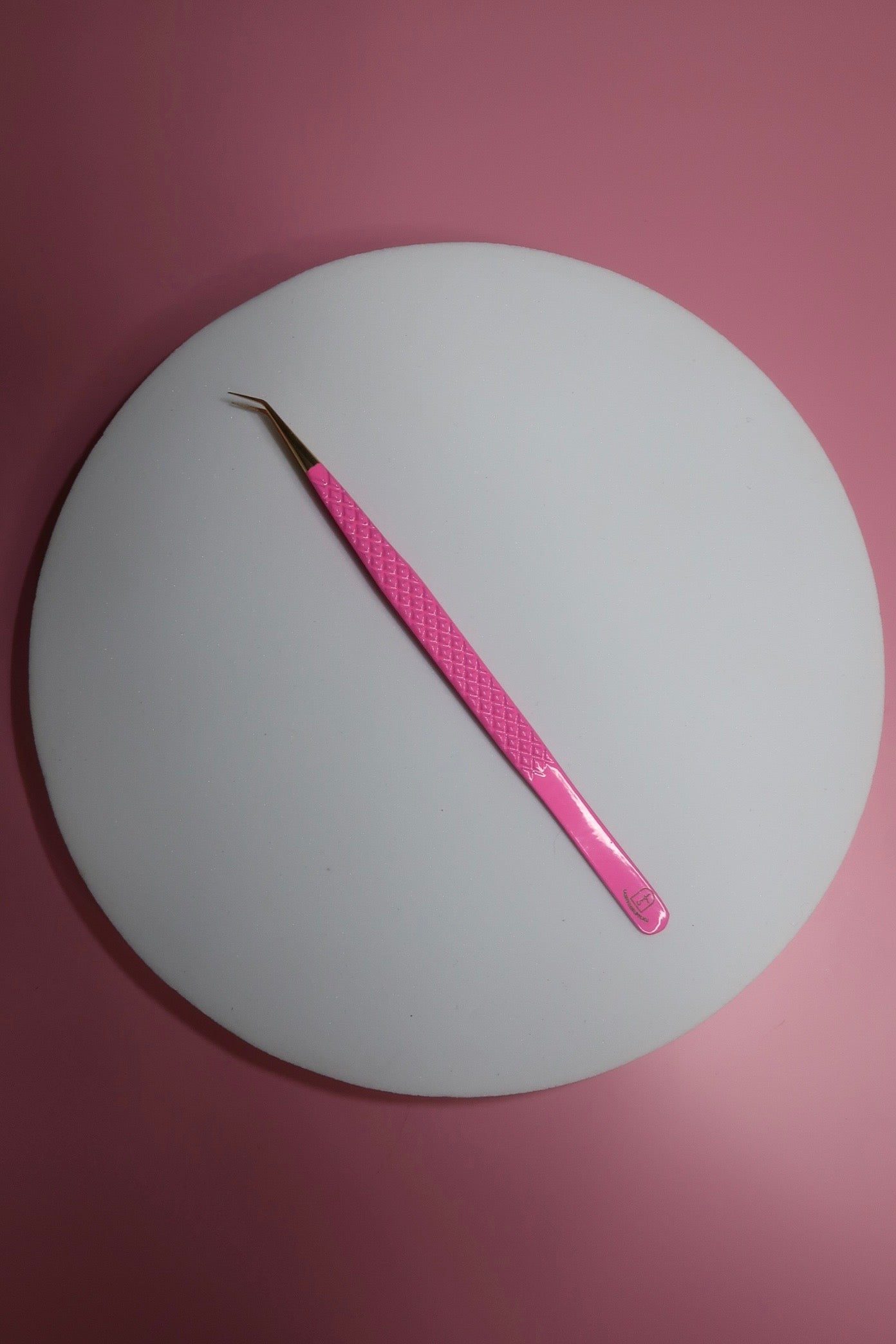 Pink Gold Tip Tweezers