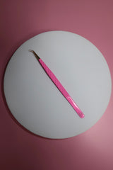 Pink Gold Tip Tweezers