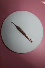 Brown Silver Tip Tweezers